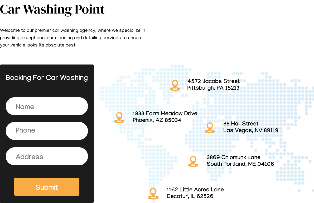 Contact Section website