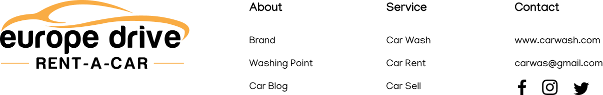 Footer section website