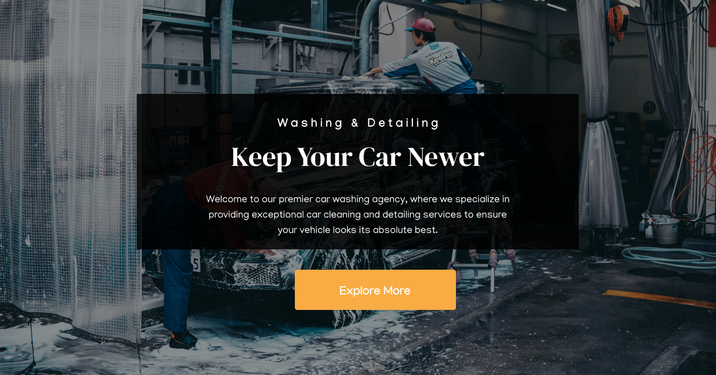 Hero section website