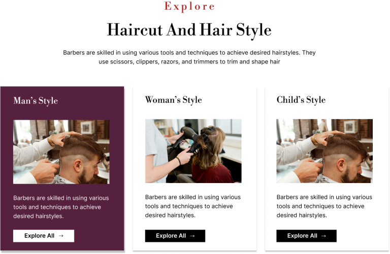 services section website