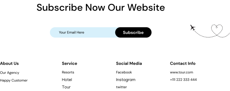 Footer Section
