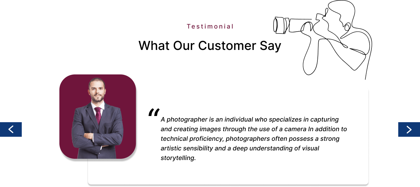 Reviews Section Website