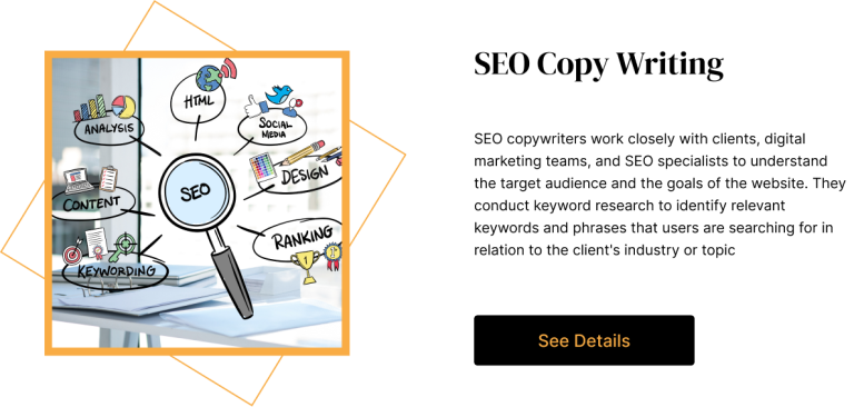 Services Section Website