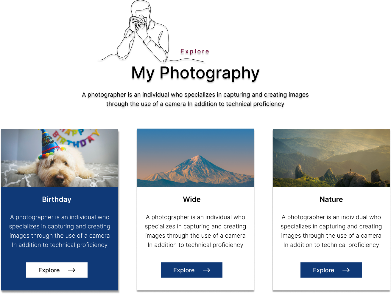 Services Section Website